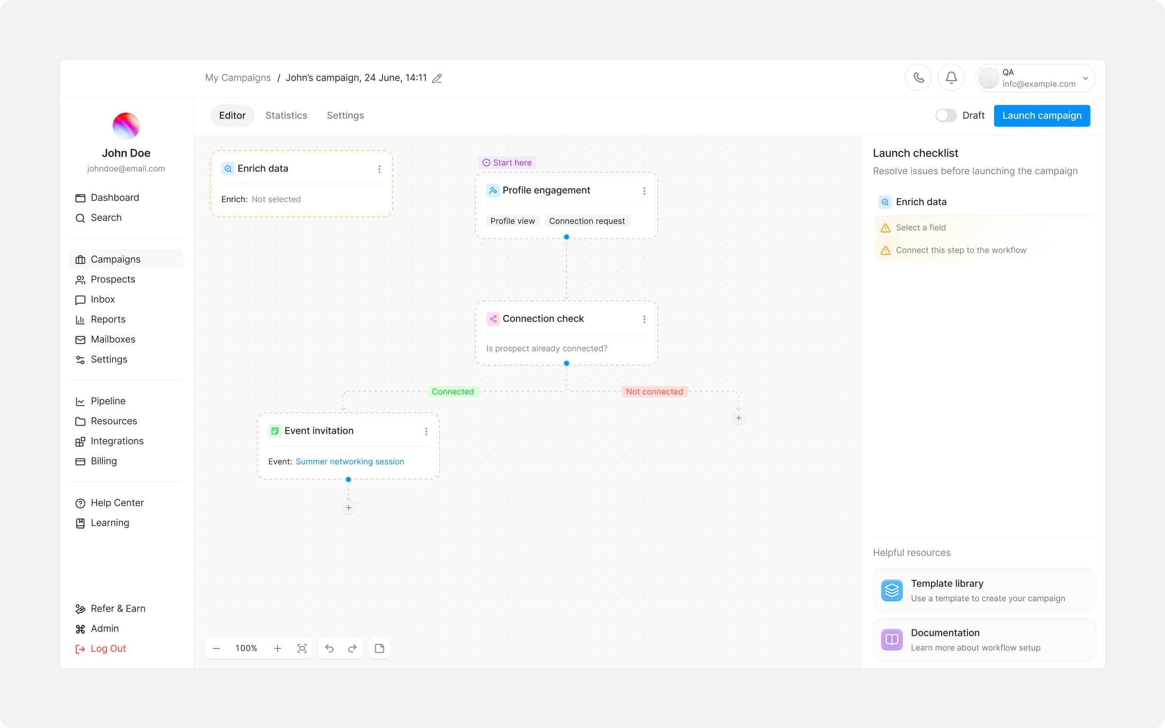 Unified campaign builder